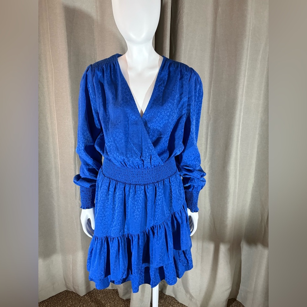 Lilly Pulitzer Royal Blue Cheetah Print  Dress